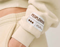 Cropped Peoplehoodie in Bone